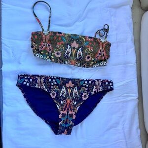 Boden Multicolor Floral Bikini